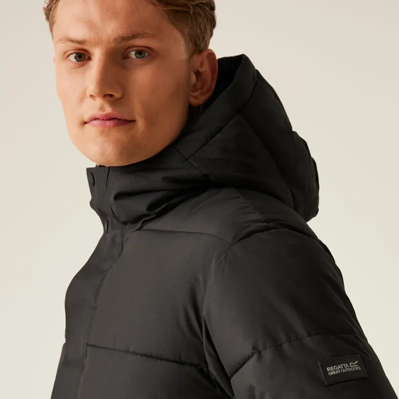 Regatta Men's Hayleyn Padded Jacket in Black-9
