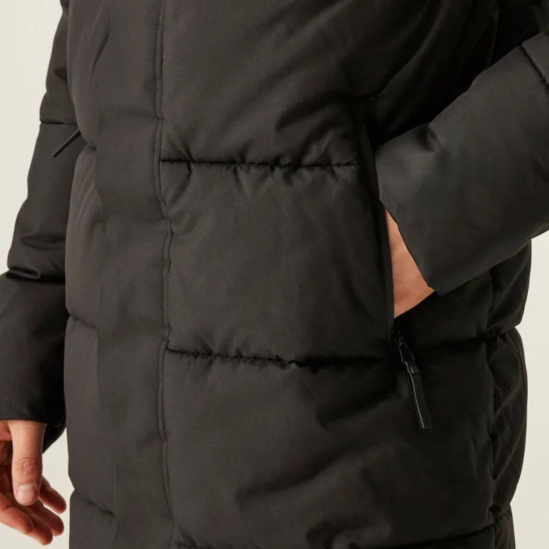 Regatta Men's Hayleyn Padded Jacket in Black-8