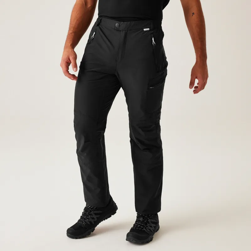 Regatta Men's Highton Lined Walking Trousers in Black-3