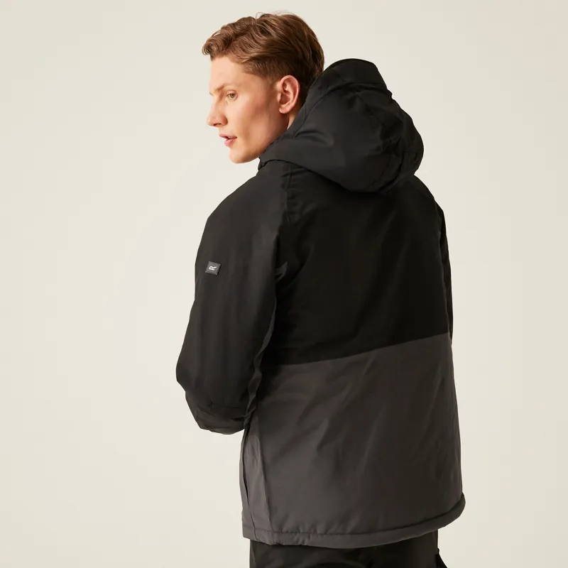 Regatta Men's Highton Stretch Padded Jacket III in Black Ash-4
