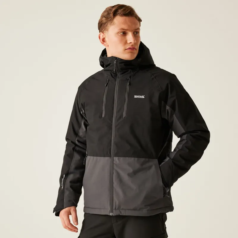 Regatta Men's Highton Stretch Padded Jacket III in Black Ash-3