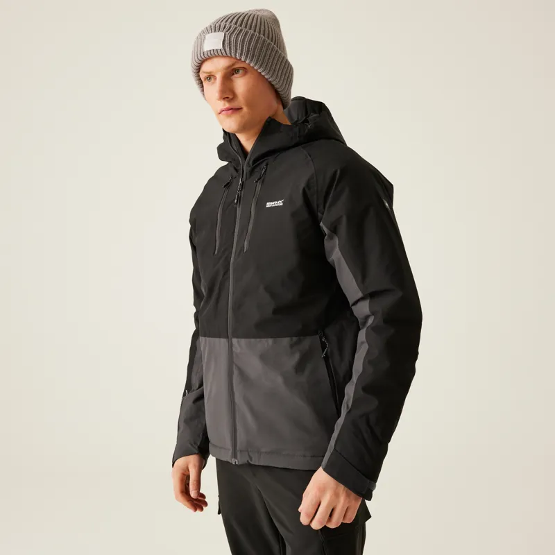 Regatta Men's Highton Stretch Padded Jacket III in Black Ash-10