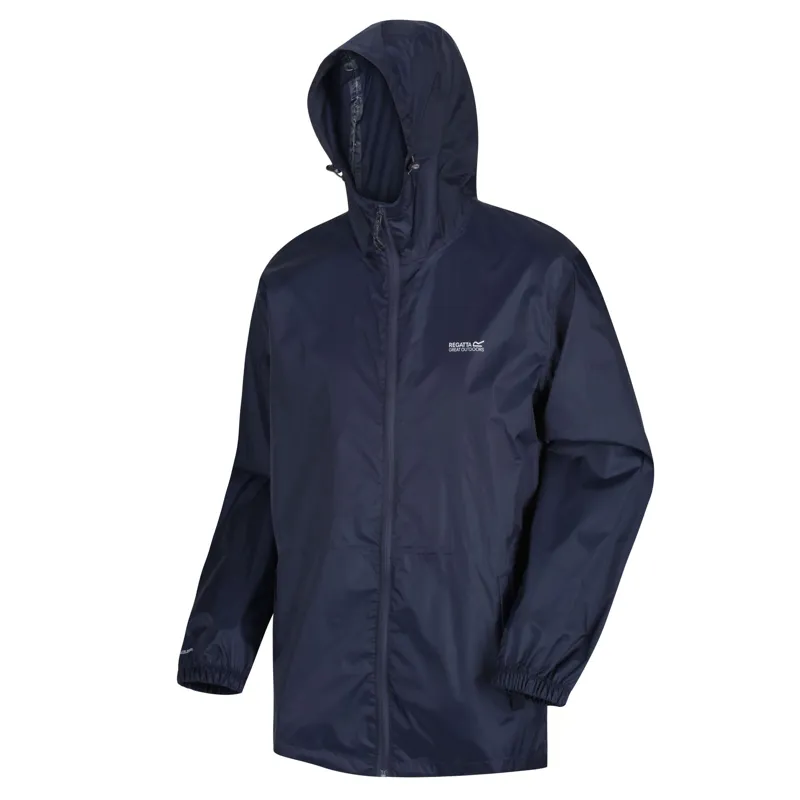 Regatta Men's Pack It III Waterproof Jacket in Navy-1