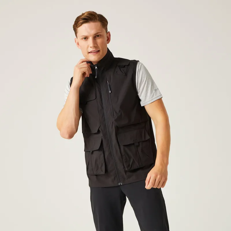 Regatta Men's Travel Light Pack Away Body Warmer in Black-4