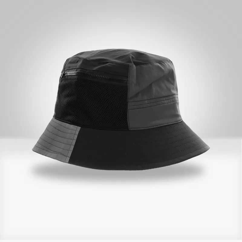 Mount IO René Lite Bucket Hat in Black/Grey-1