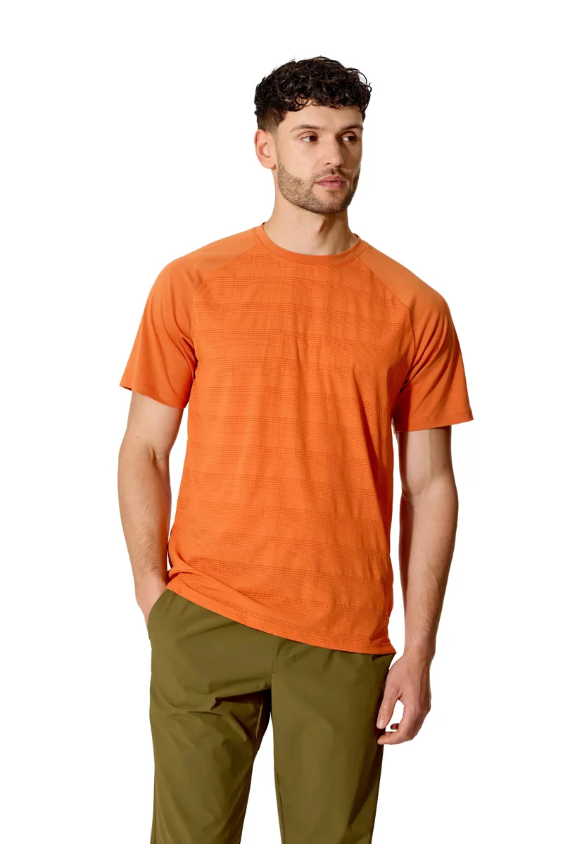 Rab Men's Rivelin Shift Tee in Dark Melba-2
