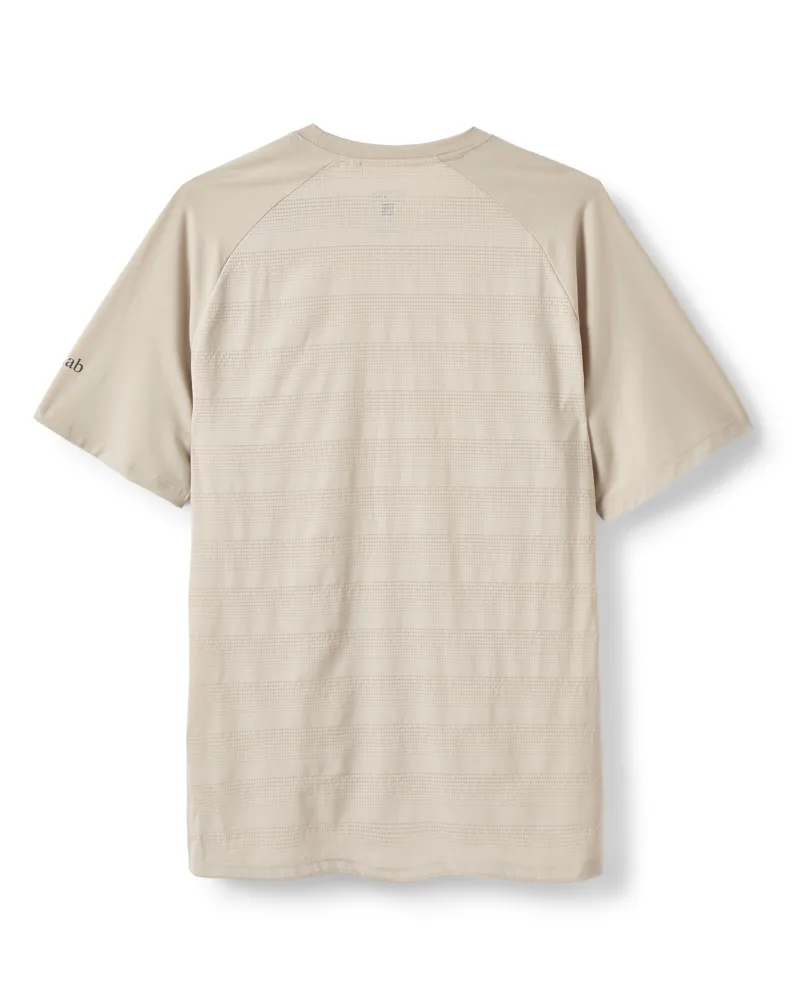 Rab Men's Rivelin Shift Tee in Pebble-1