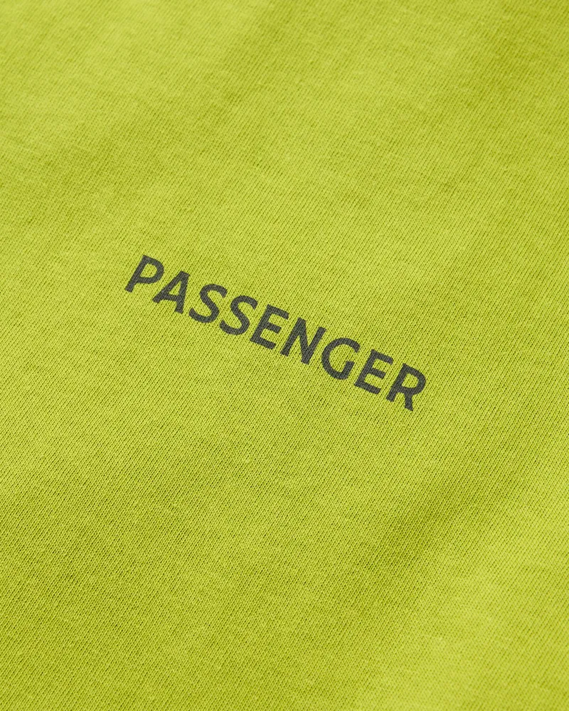 Passenger Men's Roamer Men's Recycled Cotton T-Shirt in Tea Green-2