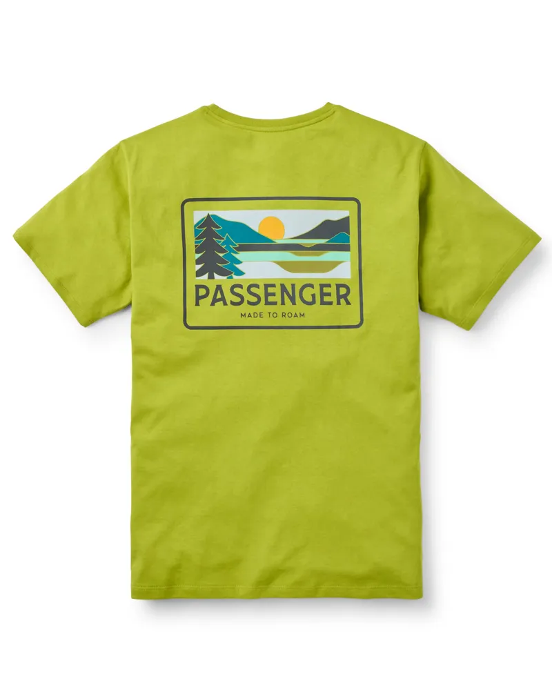 Passenger Men's Roamer Men's Recycled Cotton T-Shirt in Tea Green-1