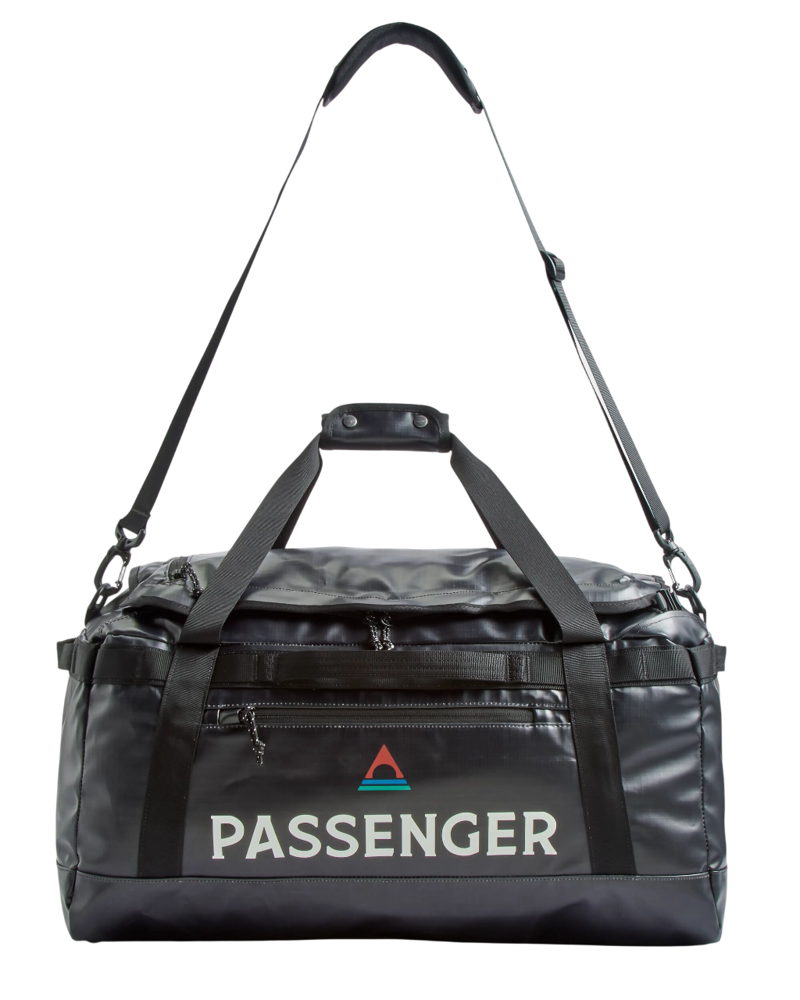 Passenger Roamer Recycled 60L Duffel Bag in Phantom Black
