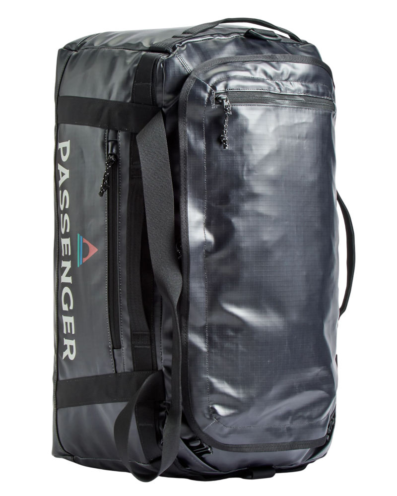 Passenger Roamer Recycled 60L Duffel Bag in Phantom Black-2