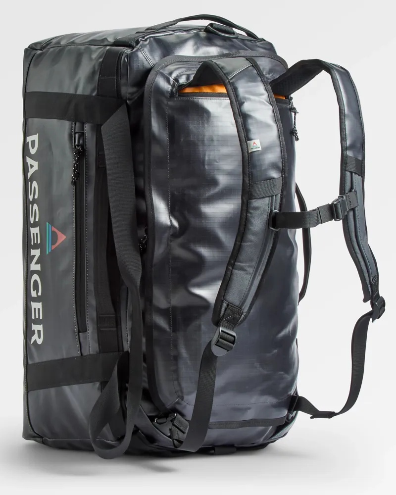 Passenger Roamer Recycled 60L Duffel Bag in Phantom Black-3