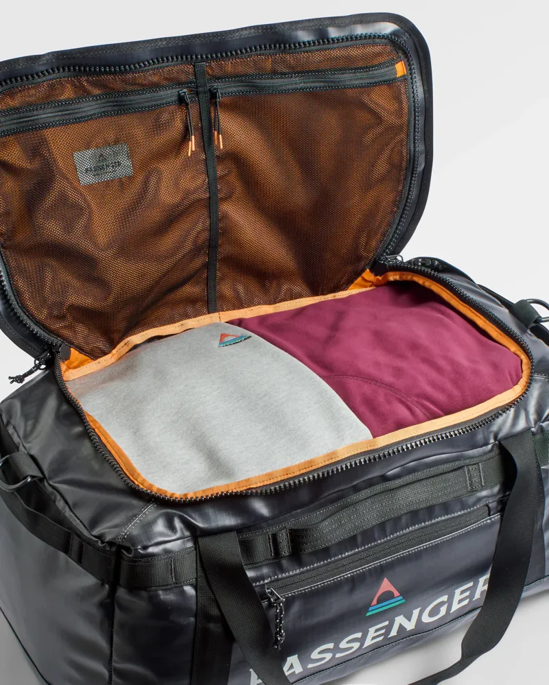 Passenger Roamer Recycled 60L Duffel Bag in Phantom Black-4