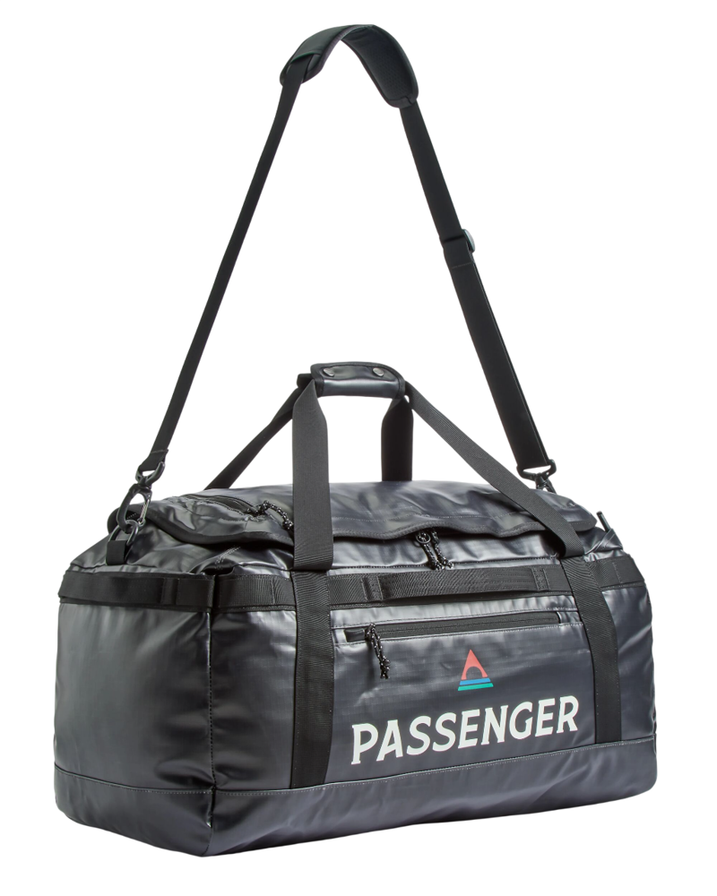 Passenger Roamer Recycled 60L Duffel Bag in Phantom Black-1