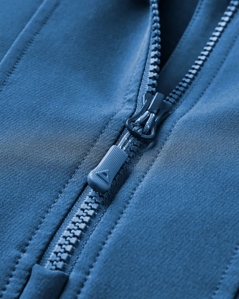 Passenger Men's Roamer Recycled Softshell Jacket in Dark Denim/Dusty Olive-4