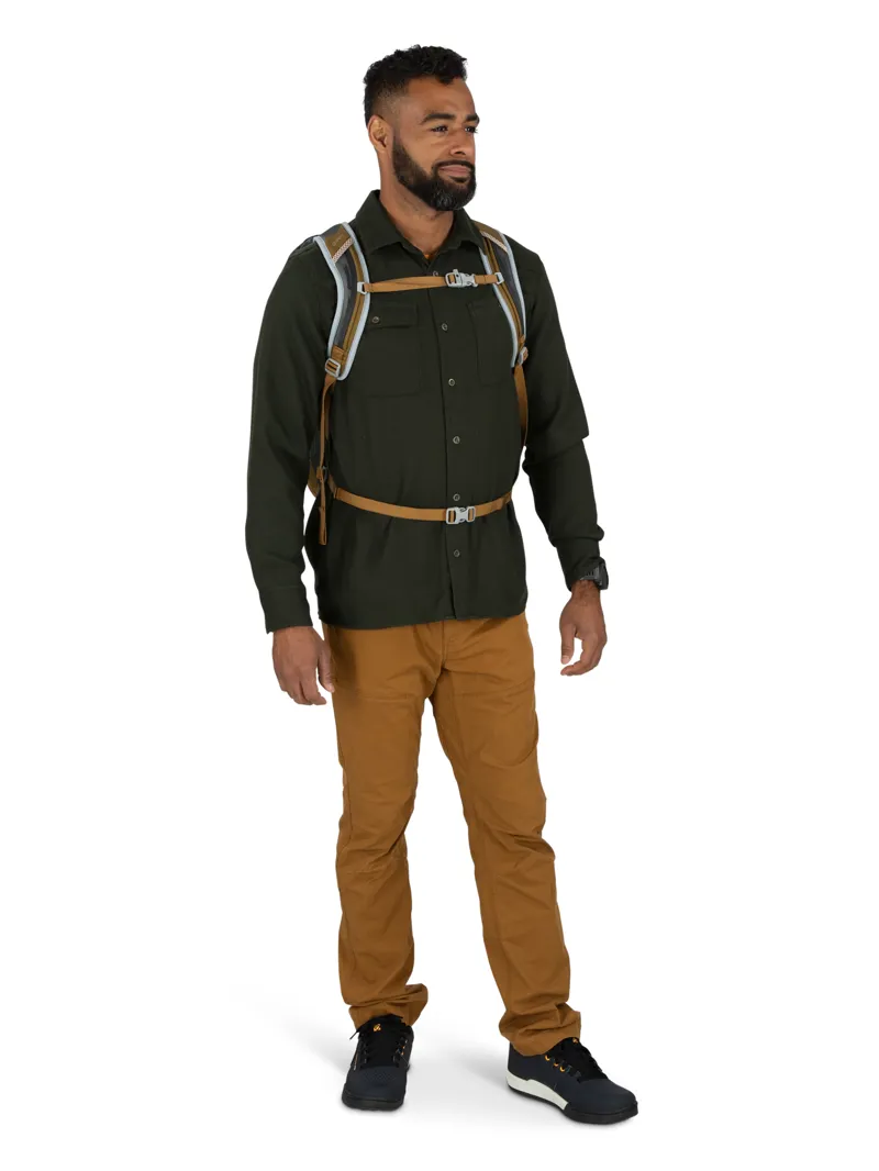 Osprey Nebula 32 in Green Tunnel/Brindle Brown-4