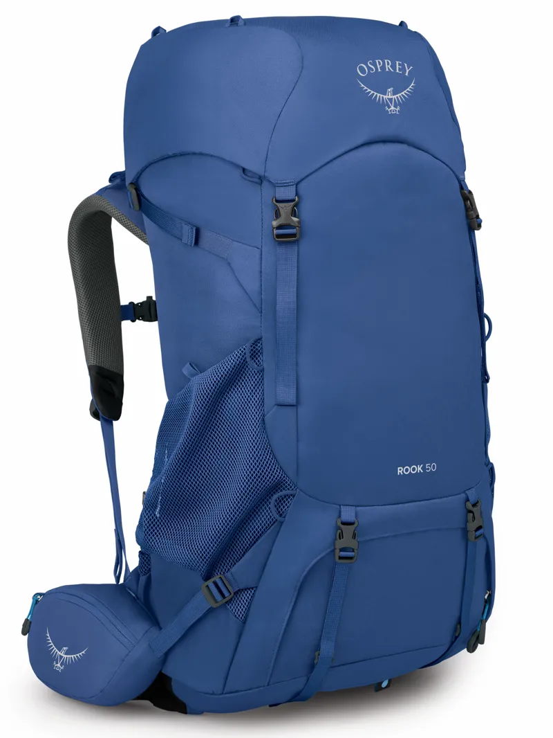 Osprey Rook 50 in Astology Blue/Blue Flame 
