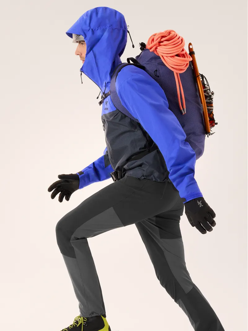 Arc'teryx Men's Alpha Jacket in Electra/Black Sapphire-4