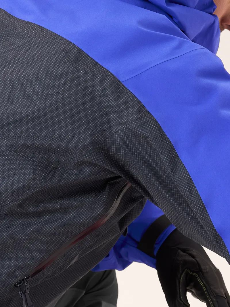 Arc'teryx Men's Alpha Jacket in Electra/Black Sapphire-2