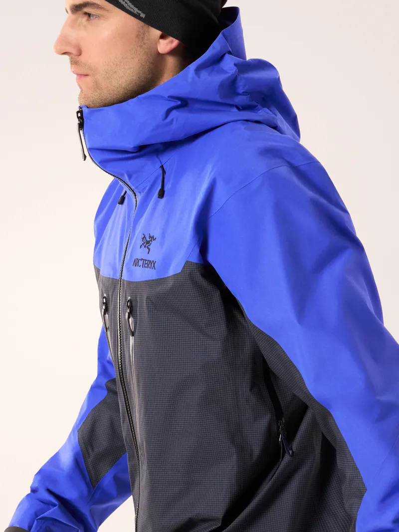 Arc'teryx Men's Alpha Jacket in Electra/Black Sapphire-1