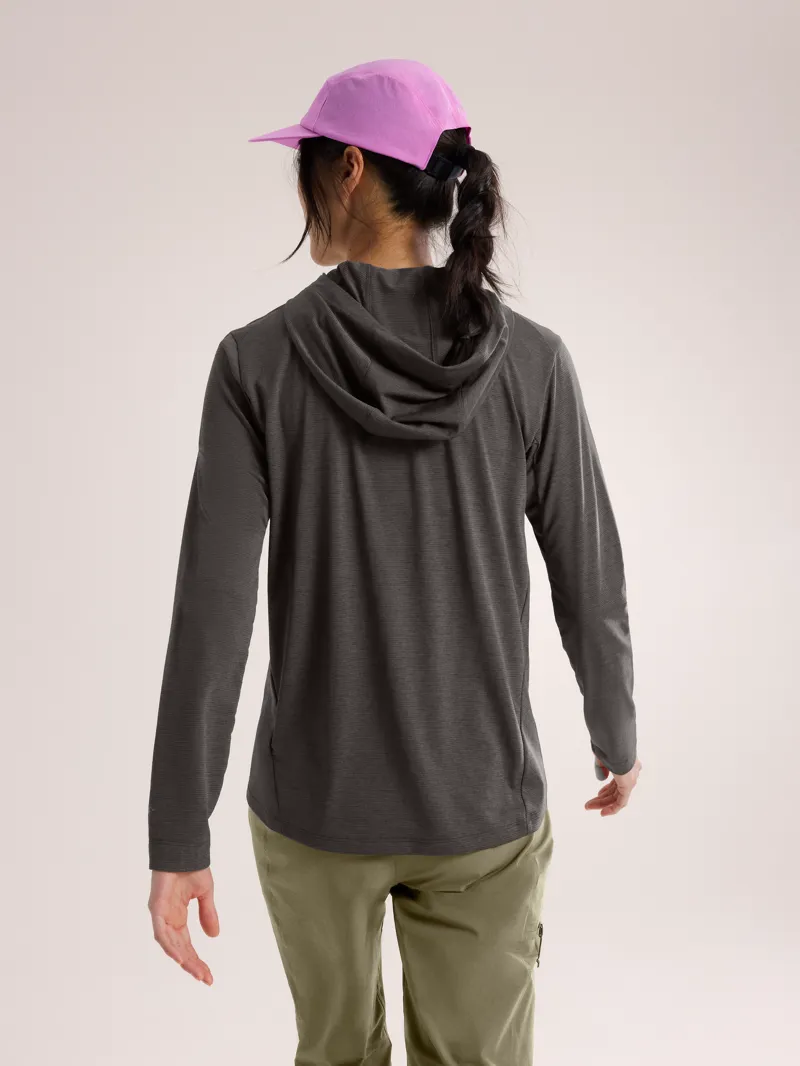 Arc'teryx Women's Taema Hoody in Black Heather-2