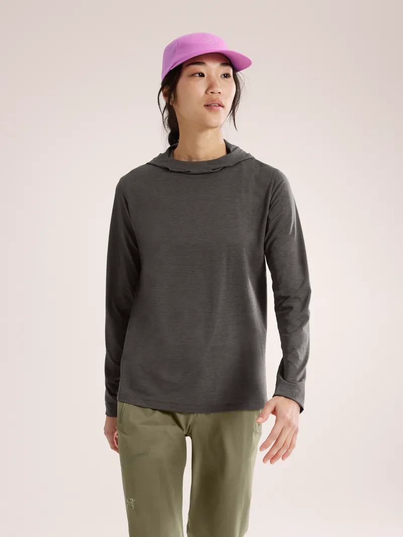 Arc'teryx Women's Taema Hoody in Black Heather-1