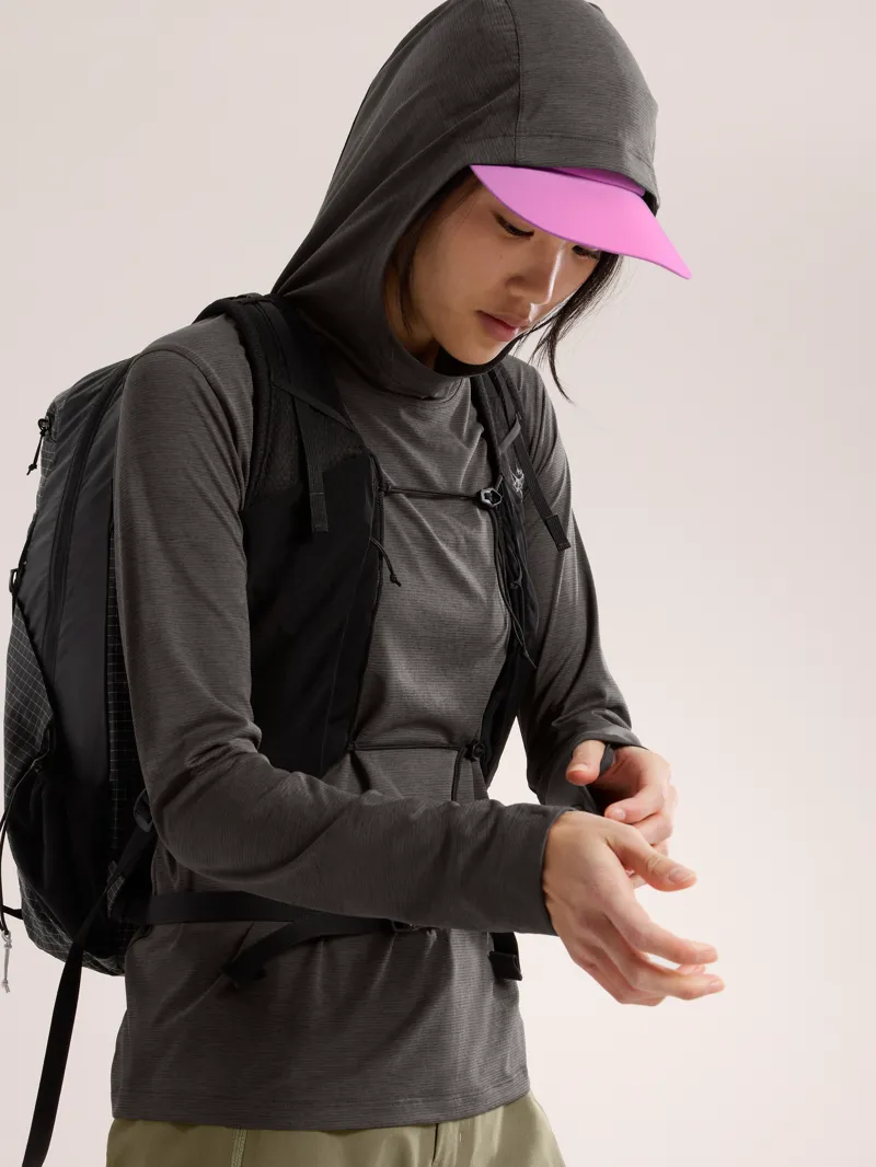 Arc'teryx Women's Taema Hoody in Black Heather-3
