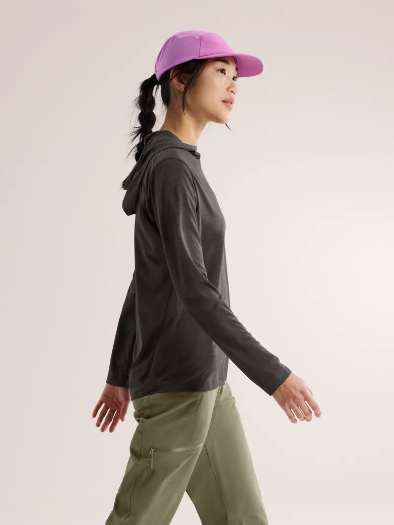 Arc'teryx Women's Taema Hoody in Black Heather-4