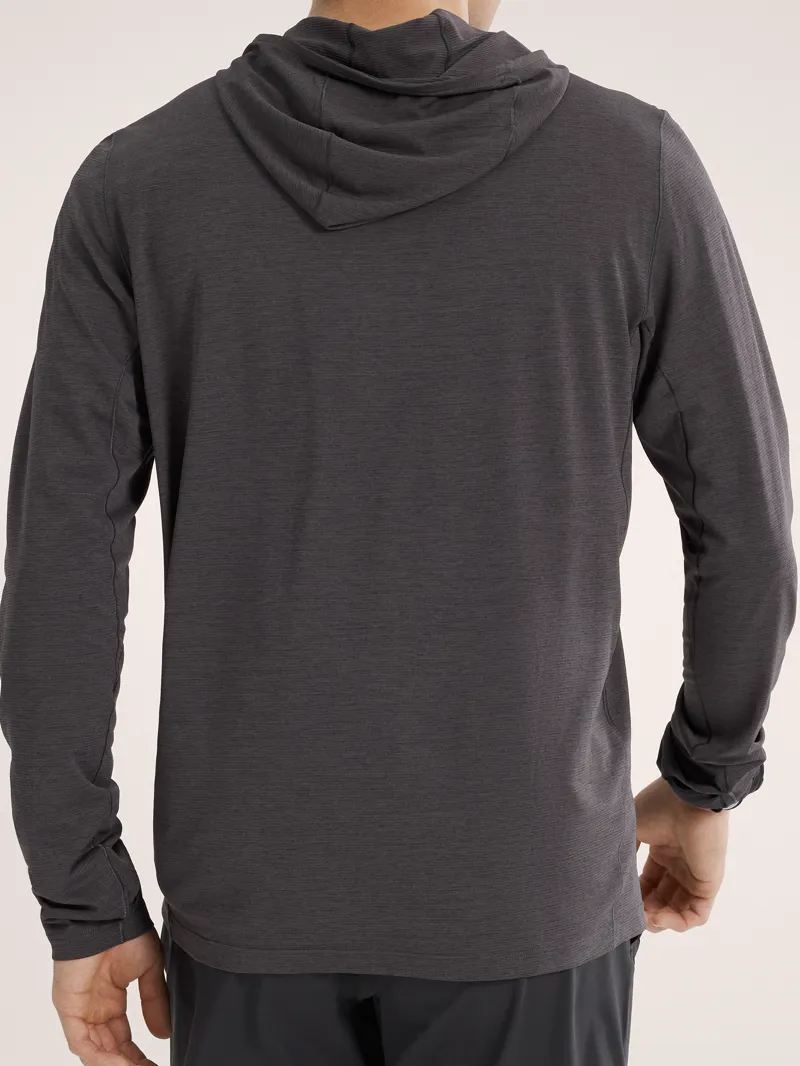 Arc'teryx Men's Cormac Hoody in Black Heather-6