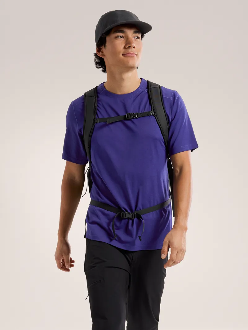 Arc'teryx Men's Cormac Crew Tee in Soulsonic Heather-1