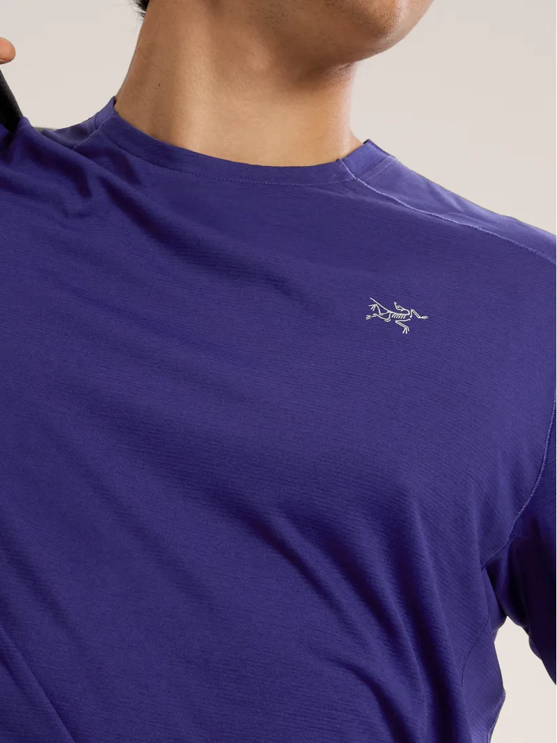 Arc'teryx Men's Cormac Crew Tee in Soulsonic Heather-4