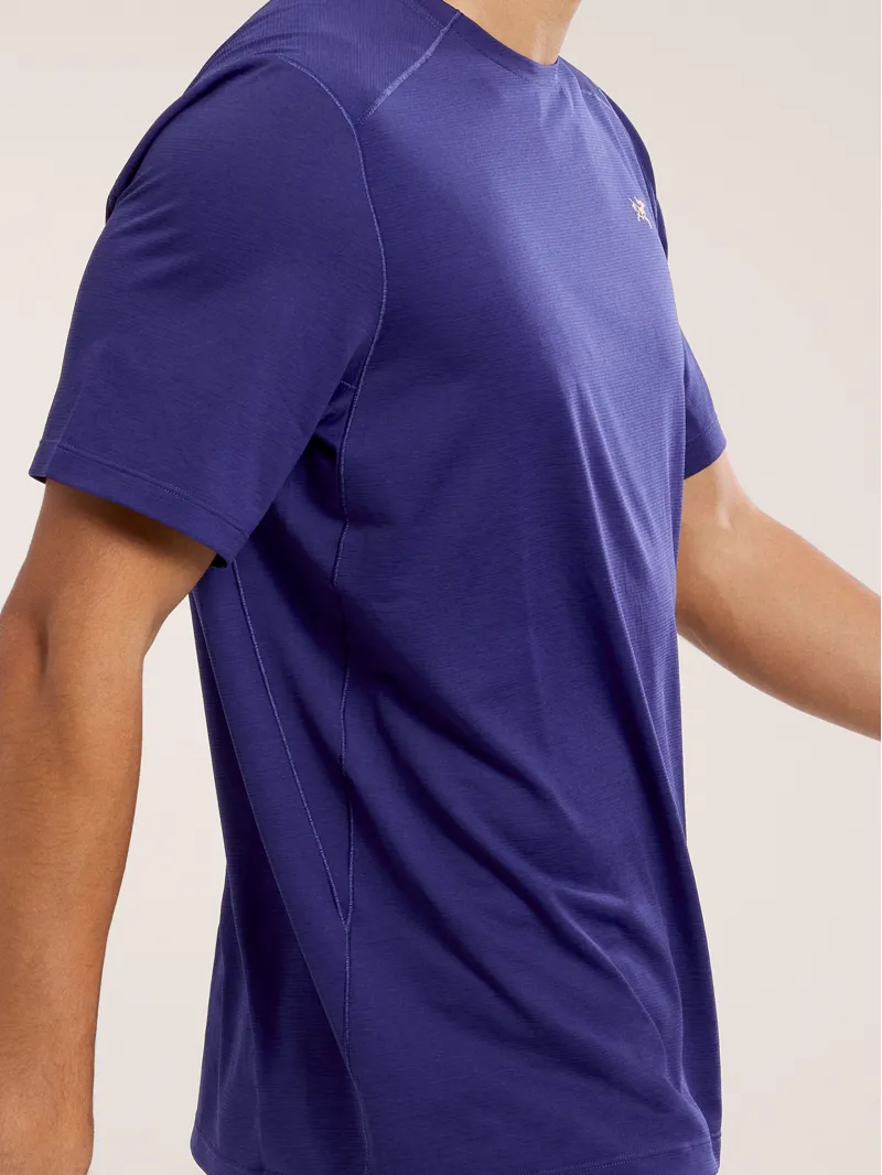 Arc'teryx Men's Cormac Crew Tee in Soulsonic Heather-3