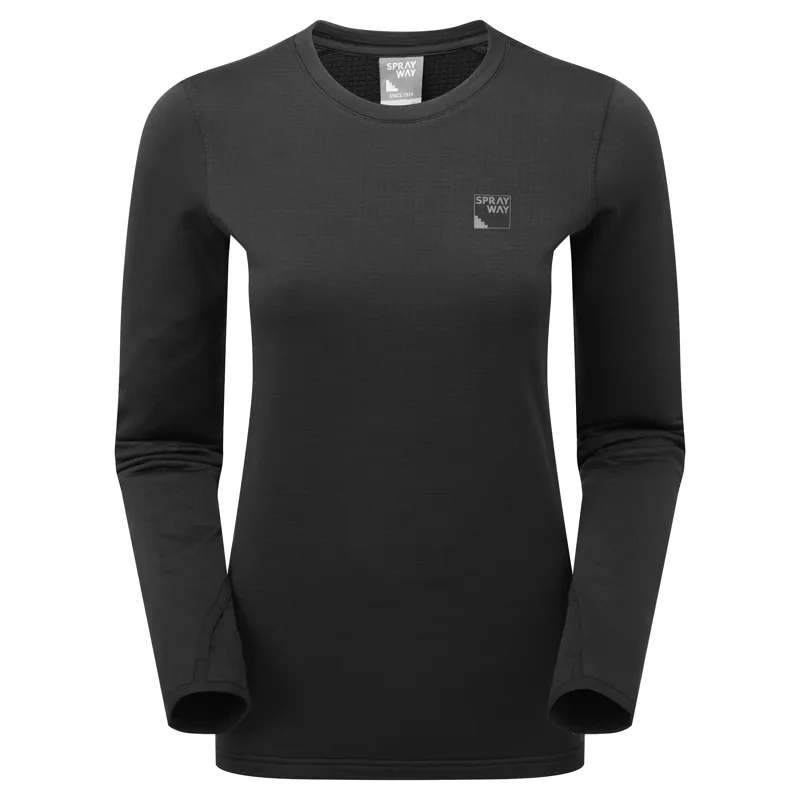 Sprayway Women's Effra Crew Baselayer in Black