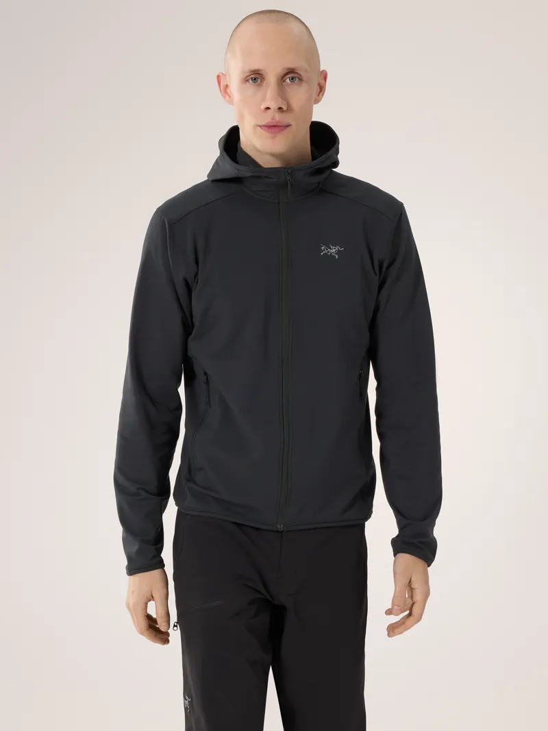 Arc'teryx Men's Kyanite Lightweight Hoody in Black-2
