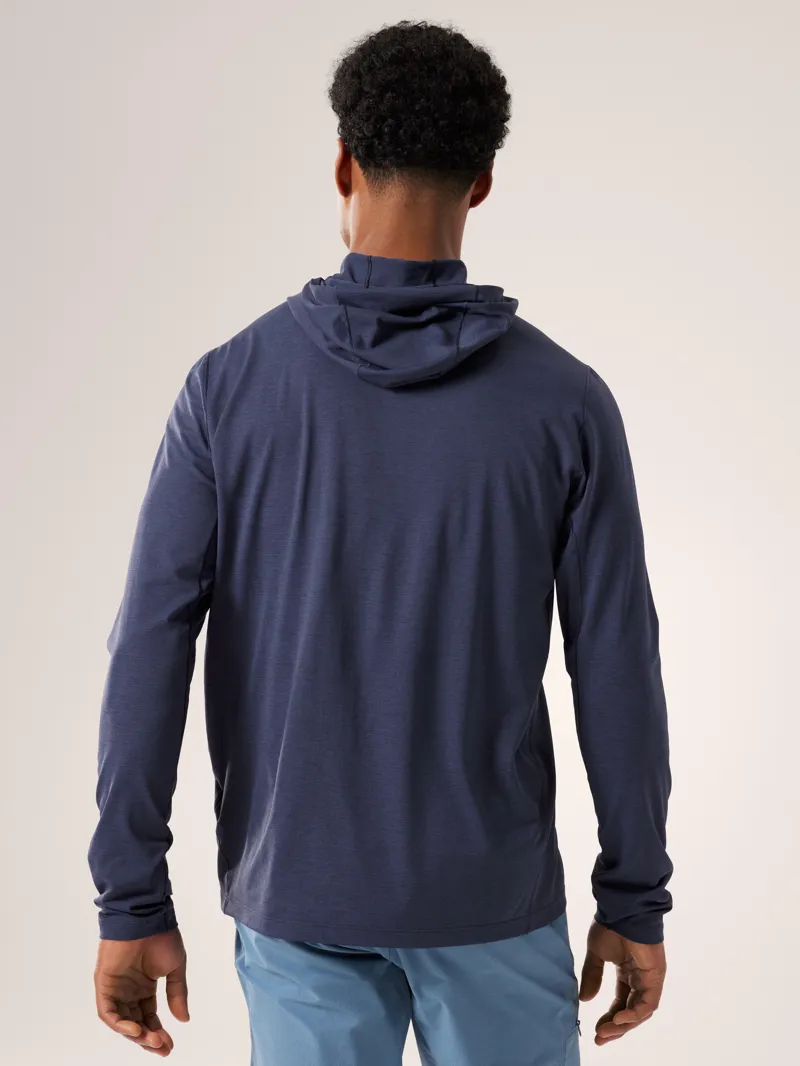 Arc'teryx Men's Cormac Hoody in Black Sapphire Heather-3