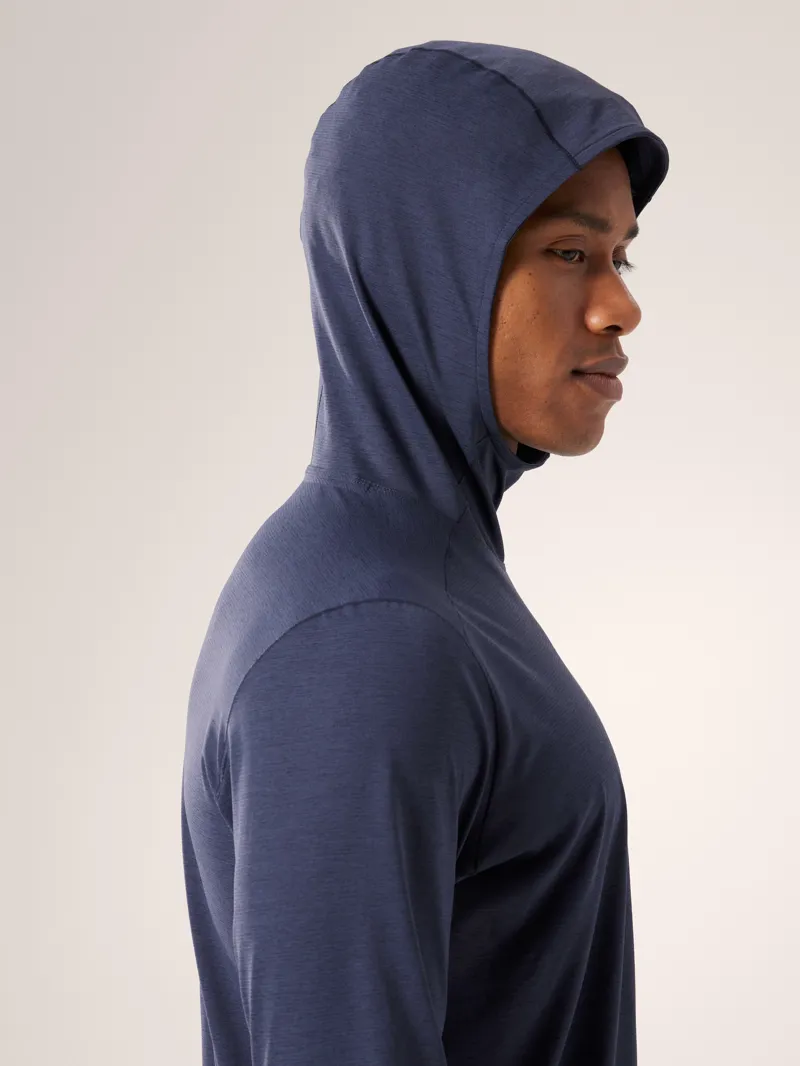 Arc'teryx Men's Cormac Hoody in Black Sapphire Heather-5