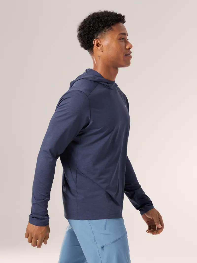 Arc'teryx Men's Cormac Hoody in Black Sapphire Heather-2