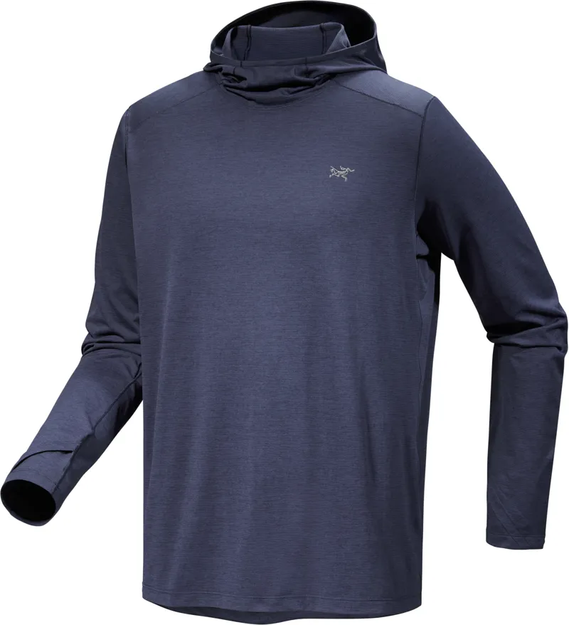 Arc'teryx Men's Cormac Hoody in Black Sapphire Heather
