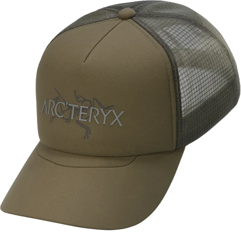 Arc'teryx Bird Word Trucker Hat in Tatsu/Forage