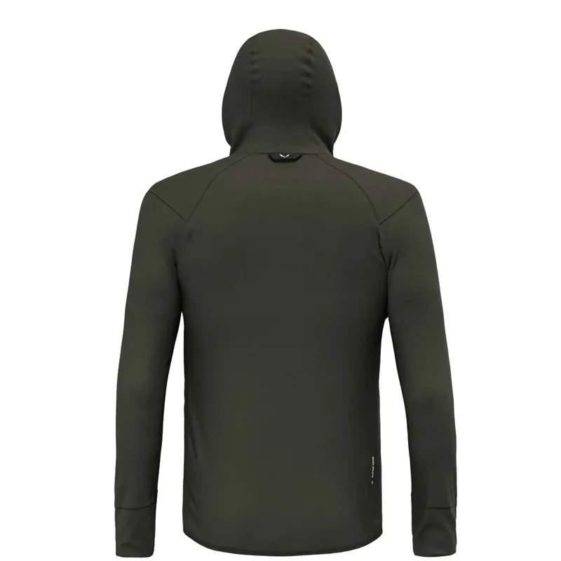 Salewa Men's Lavaredo Hemp Hooded Jacket in Dark Olive-1