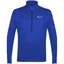 Salewa Men's Puez Polarlite Half Zip Fleece in Blue Electric