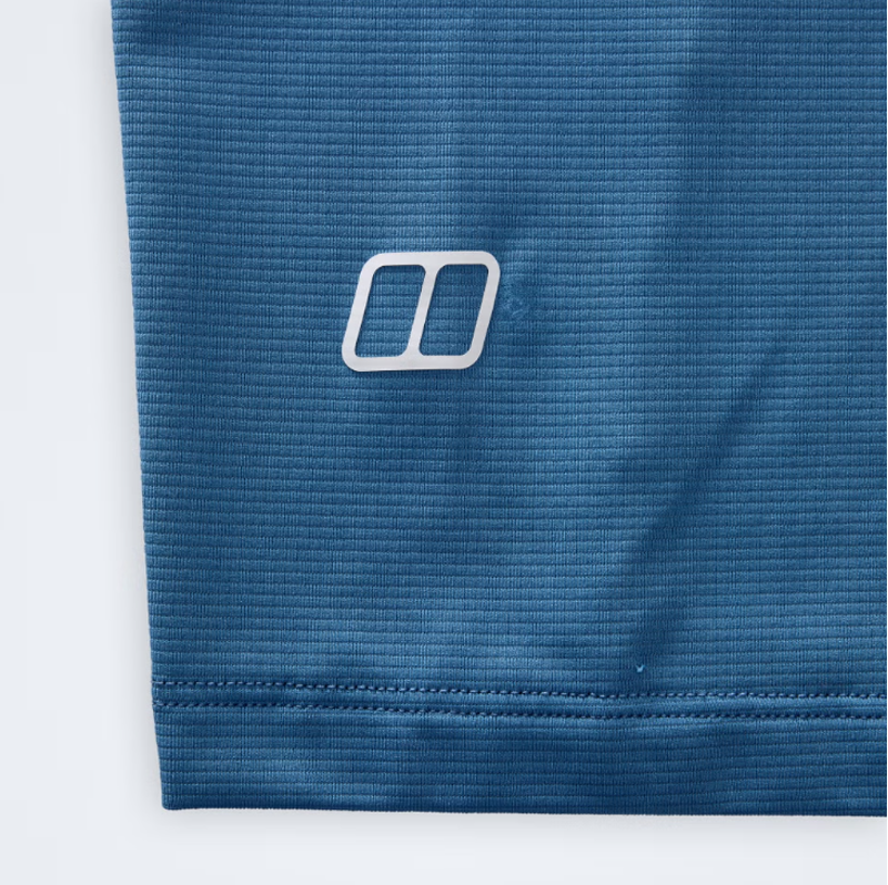 Berghaus Men's Bowburn Tech Tee in Dark Blue-1