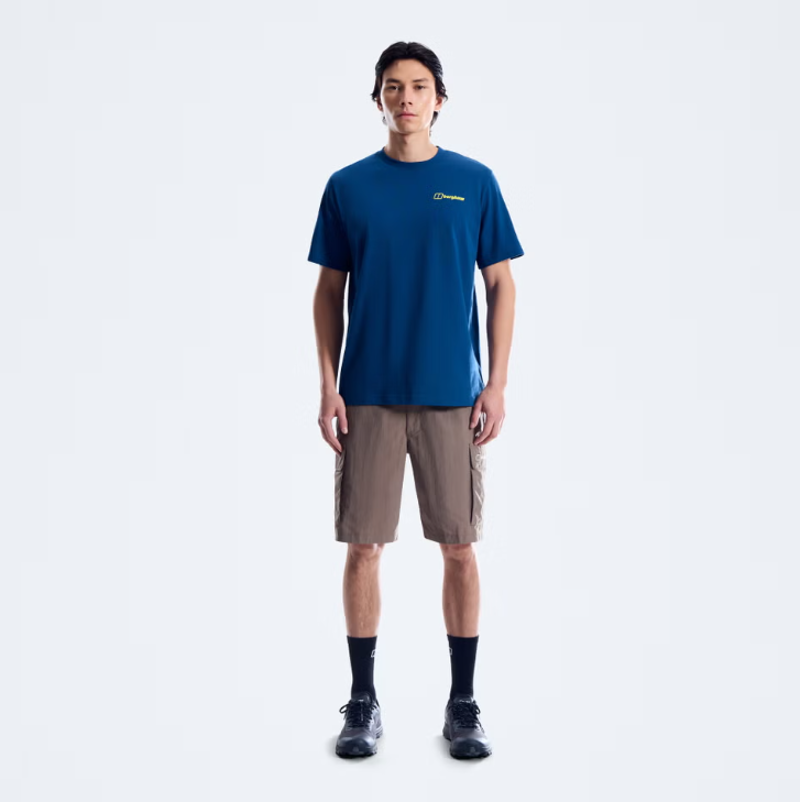 Berghaus Men's MTN Matrix Essential Tee in Dark Blue-5