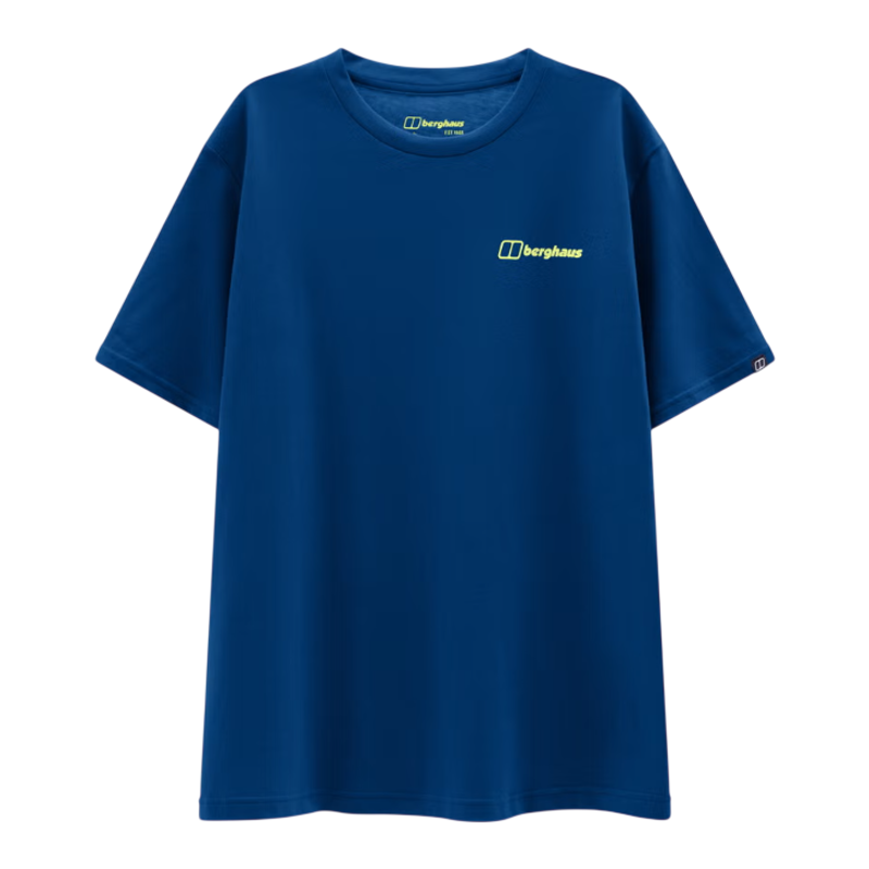 Berghaus Men's MTN Matrix Essential Tee in Dark Blue