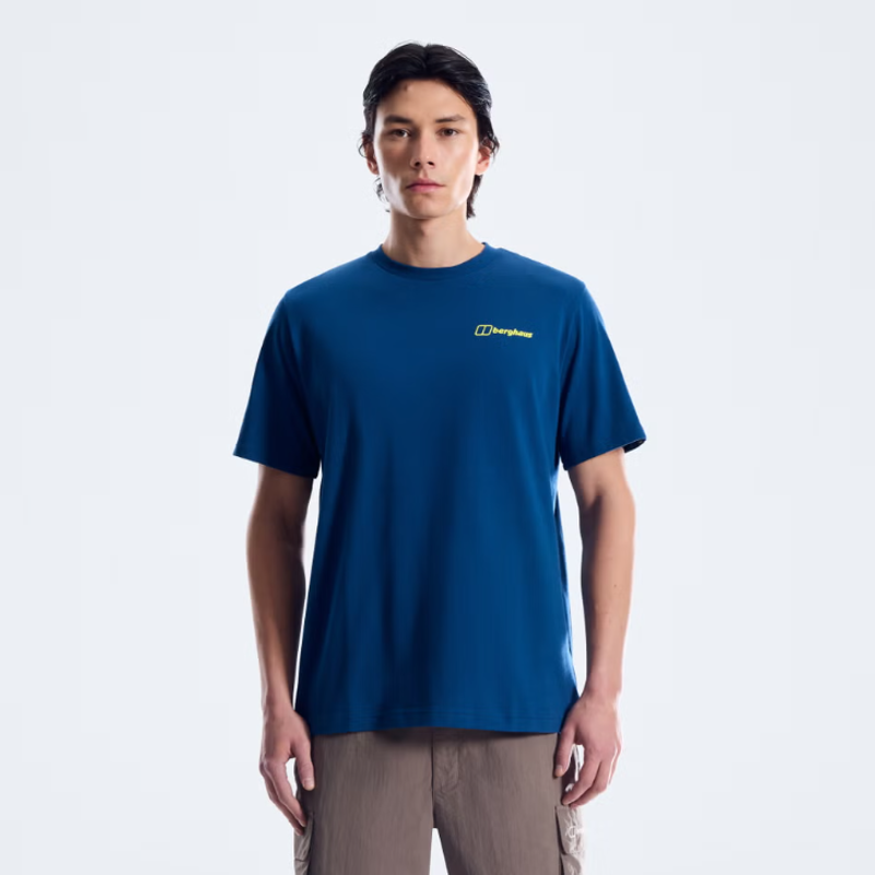 Berghaus Men's MTN Matrix Essential Tee in Dark Blue-1
