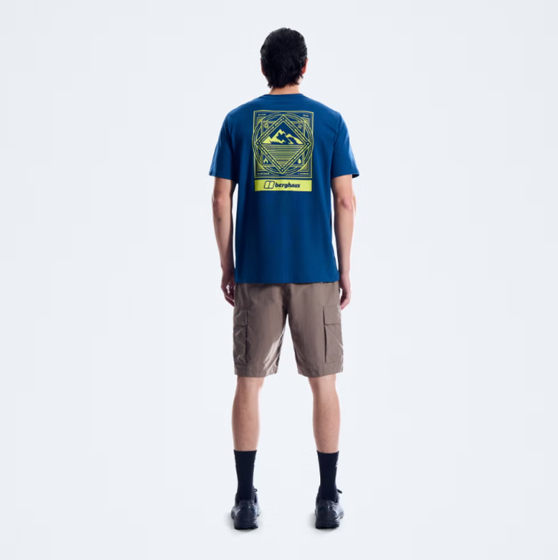 Berghaus Men's MTN Matrix Essential Tee in Dark Blue-6