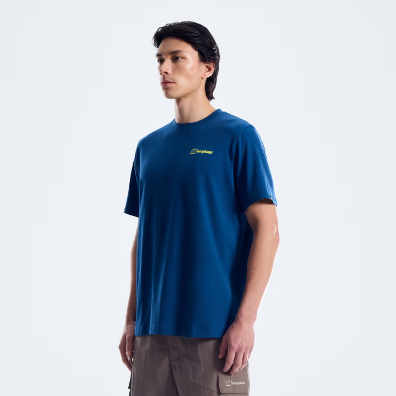 Berghaus Men's MTN Matrix Essential Tee in Dark Blue-2