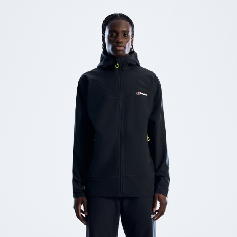 Berghaus Men's Greenbank Hooded Jacket in Black-1