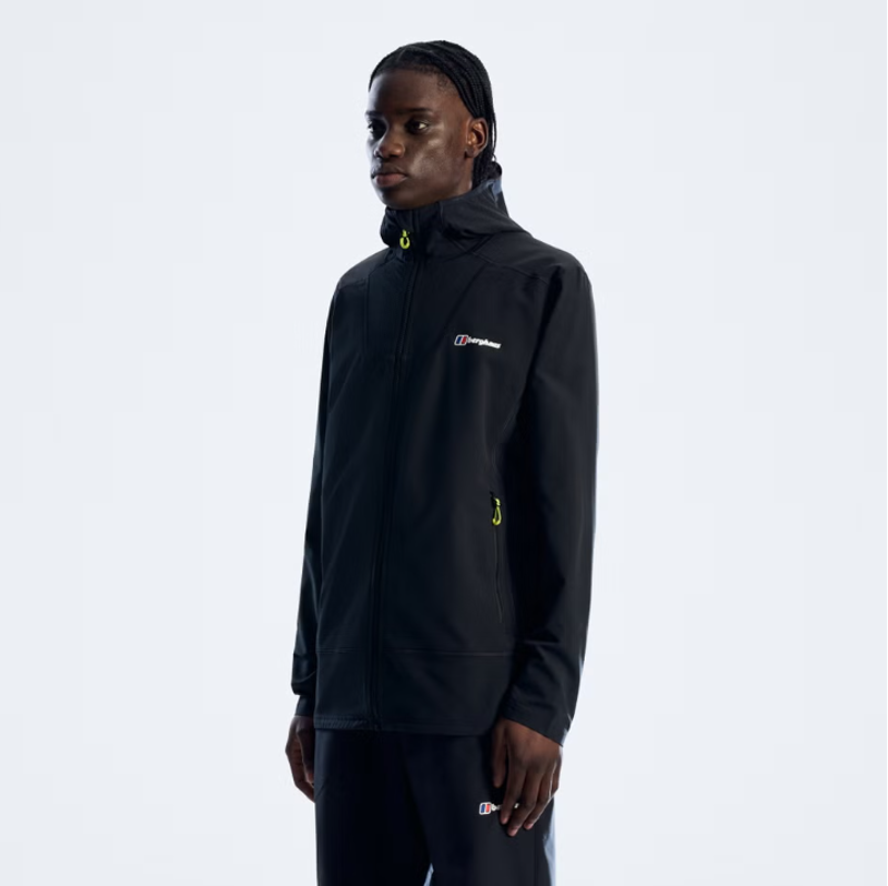 Berghaus Men's Greenbank Hooded Jacket in Black-2