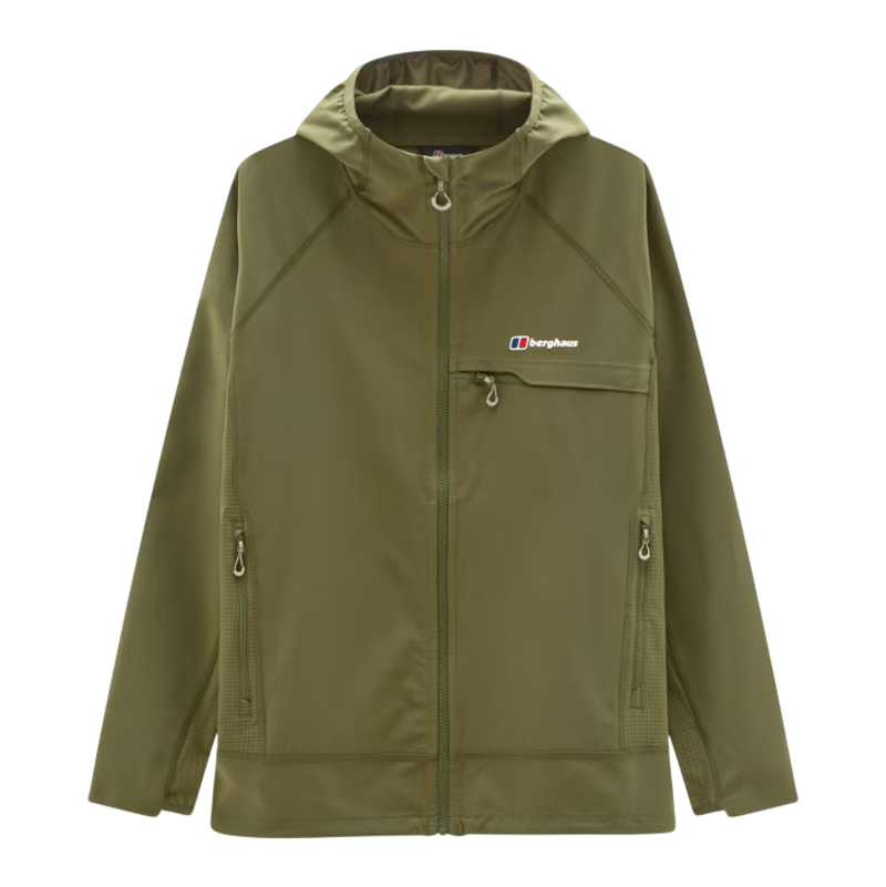 Berghaus Men's Wavertree Hooded Jacket in Dark Green